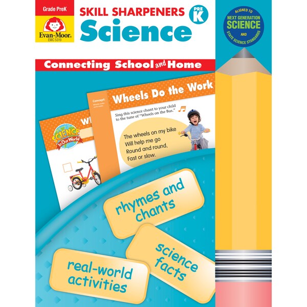 Evan-Moor Educational Publishers Skill Sharpeners Science Activity Book, Grade PreK 5319 - main